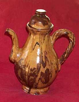 Redware Coffee Pot