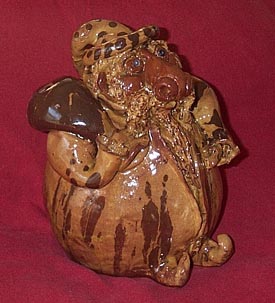 Redware Santa